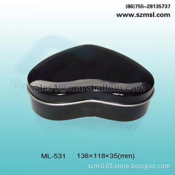 Heart shaped tin box, metal box, chocolate box, candy box,